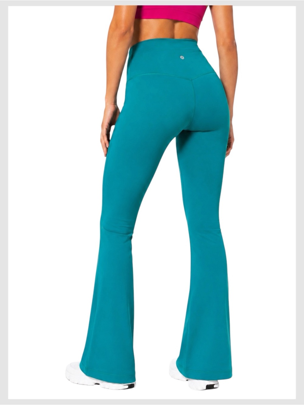 Lululemon Align High-Rise Mini-Flare Pant Green Teal Blue Nulu Size 2